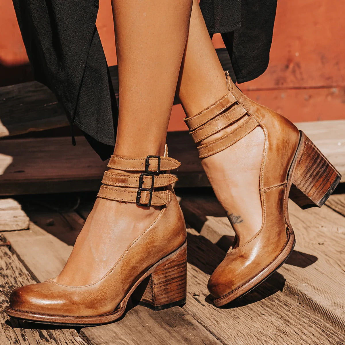 Ginevra™ | Mehrfachriemchen-Pumps mit dicker Sohle