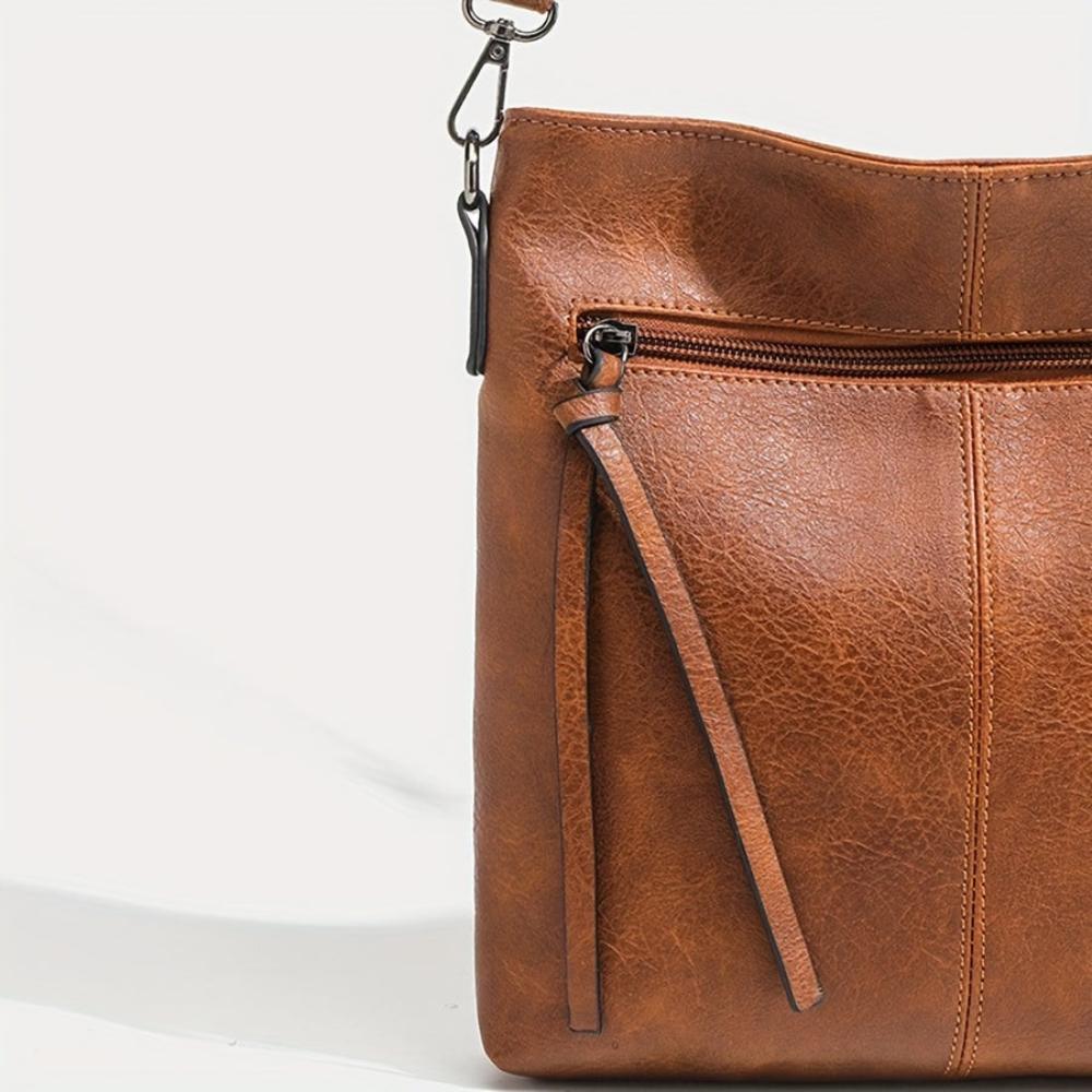 Lina - Vintage Umhängetasche mit Schachbrettmuster