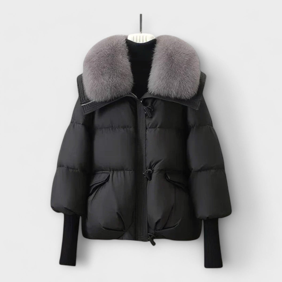 Lucyna - Elegante Jacke mit Pelz