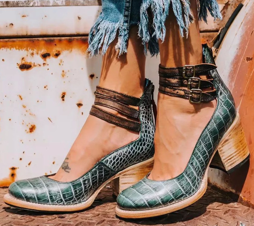 Ginevra™ | Mehrfachriemchen-Pumps mit dicker Sohle